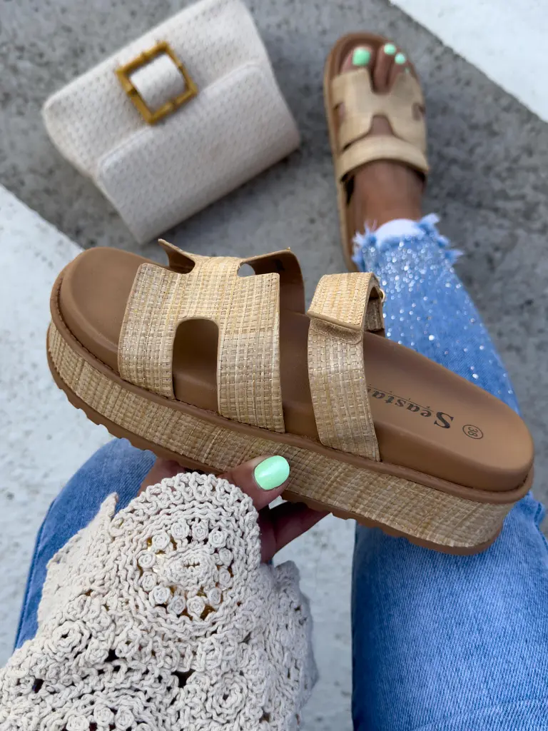 Hnedé dámske šľapky JOURNEY