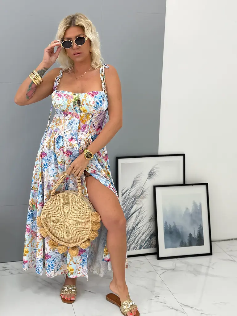 Dlhé vzorované šaty KATRYNA - next