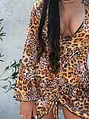 Leopardie bikiny s plážovou tunikou SUNNY