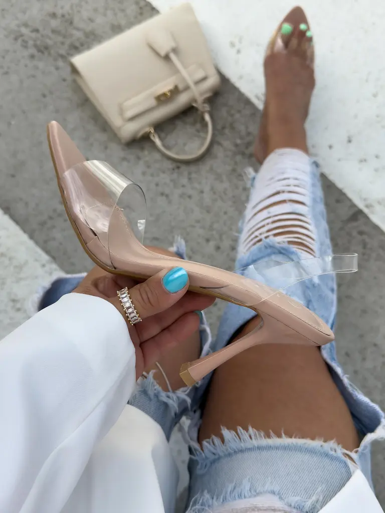 Transparentné sandále NOREL - next