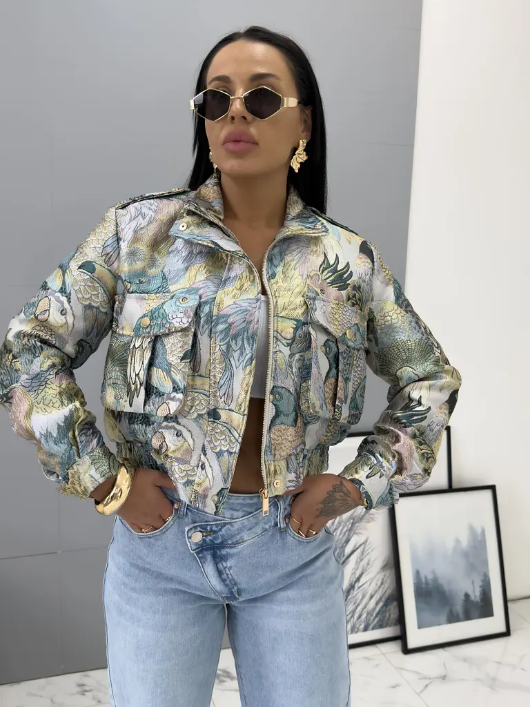 Štrukturovaná bomber bunda PERRY