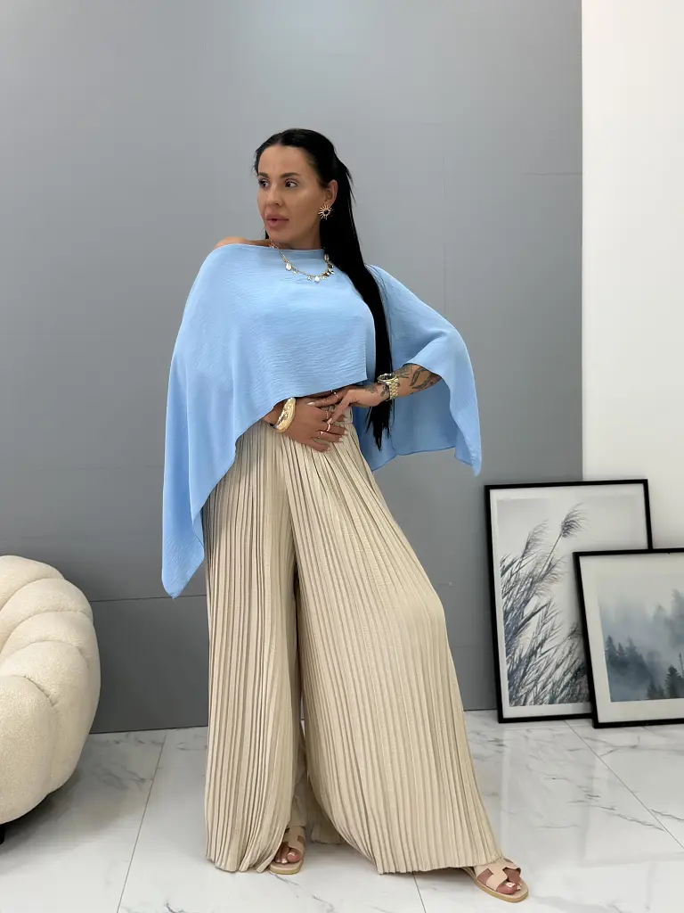 Asymetrická blúzka s topom MARICA- nosenie na 4 spôsoby!