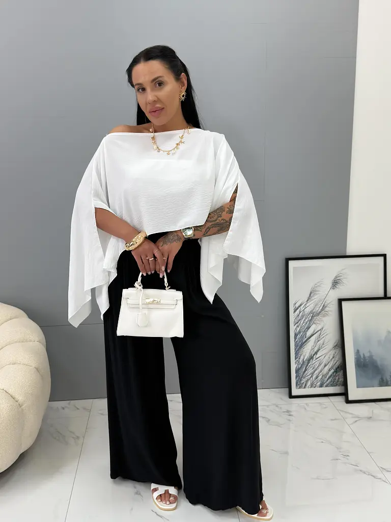 Asymetrická blúzka s topom MARICA- nosenie na 4 spôsoby!