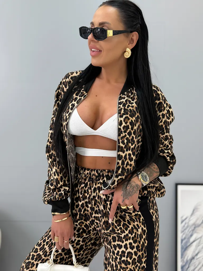 Športovo-elegantný leopardí komplet ANNIE+ - next