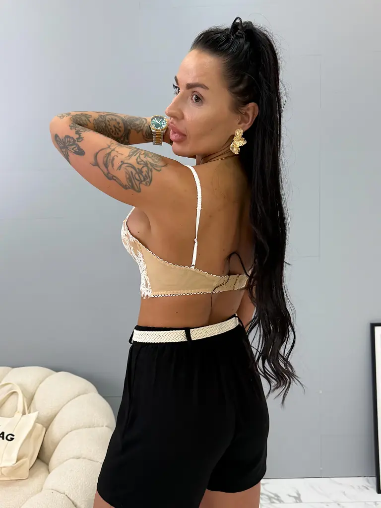 Čipkovaný top PAMELA - next