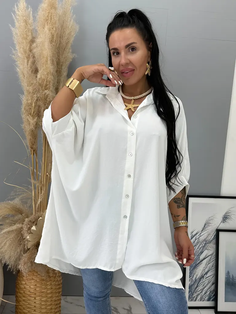 Oversized šifónová blúzka ADRIENNE* - next