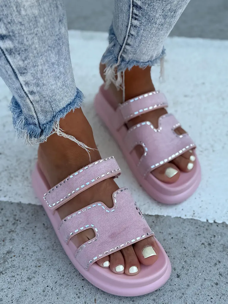 Dámske semišové šľapky SARAH - next