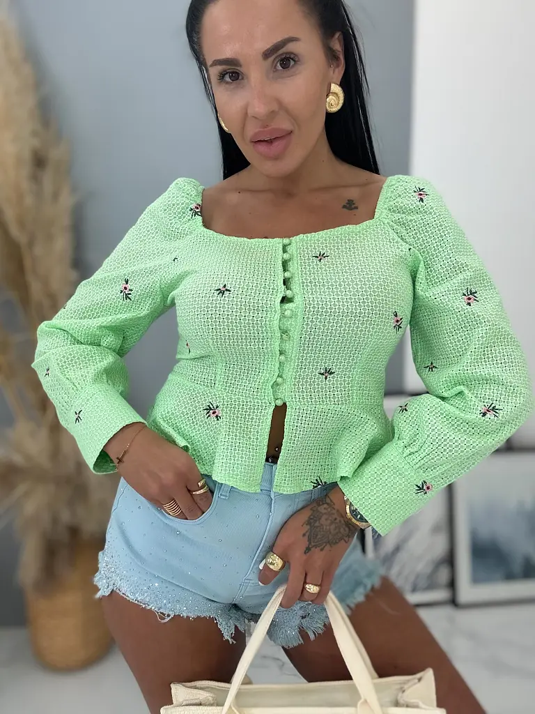 Elegantná dámska crop-blúzka MARLISS - next