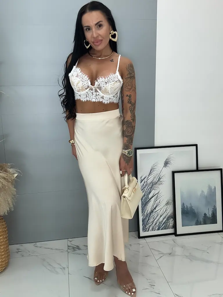 Čipkovaný top PAMELA - next