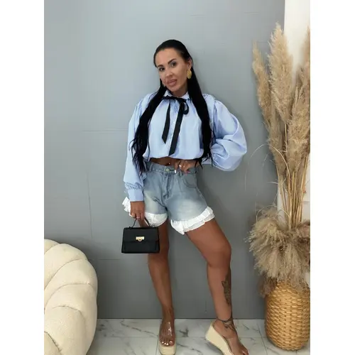 Elegantná dámska crop top blúzka SERINA veľkosť: one size