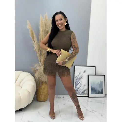 Pletené minišaty ASHLEY veľkosť: one size