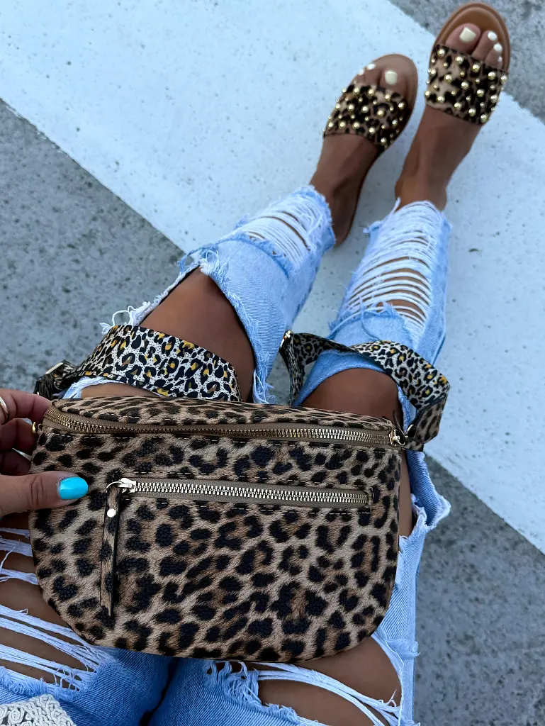 Leopardia crossbody kabelka NORAH - next