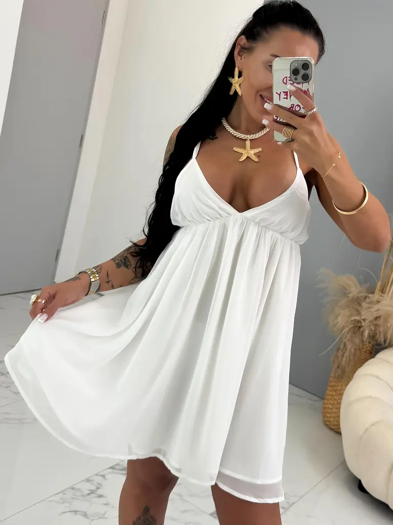 Šaty na viazanie s odhaleným chrbtom FINLEE - next