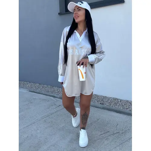 Oversized top s golierom SHANA veľkosť: one size