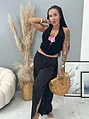 Čierny top s vypchávkami ESMA
