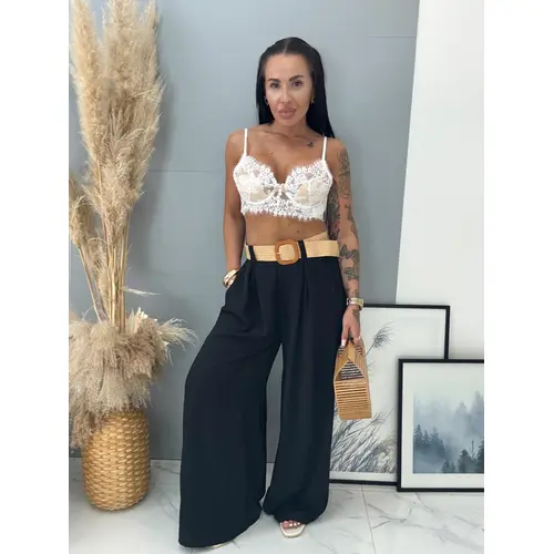 Palazzo nohavice s opaskom EVELYN veľkosť: one size