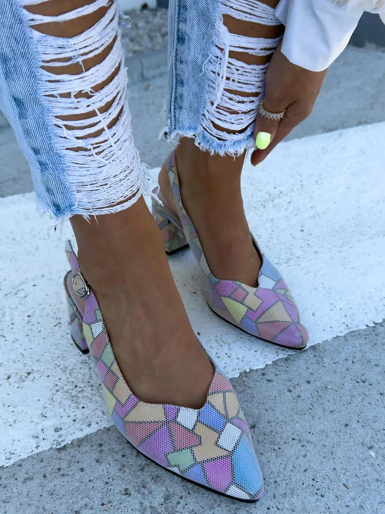 Pestrofarebné sandále NERISSA-