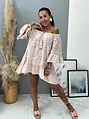 Ružové babydoll madeira šaty ELYSSA+