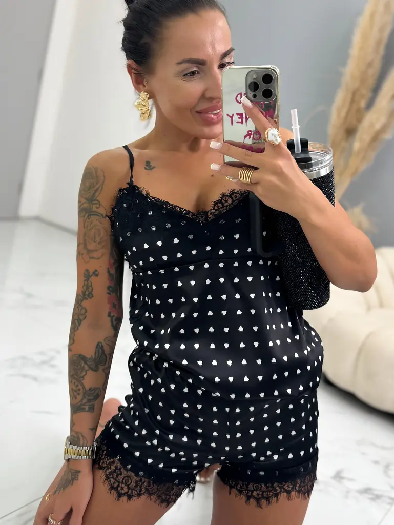 Saténové pyžamo ALIZANDRA+