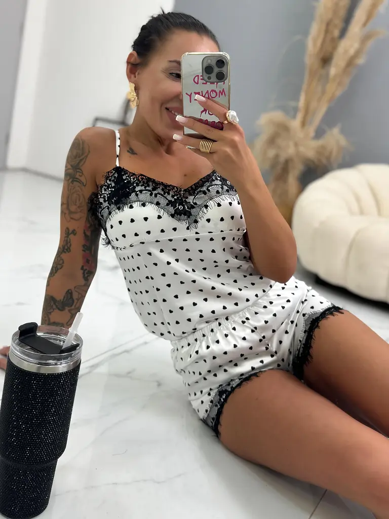 Saténové pyžamo ALIZANDRA+