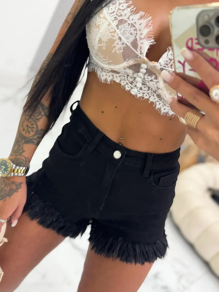 Čierne denim šortky NORMANY - next