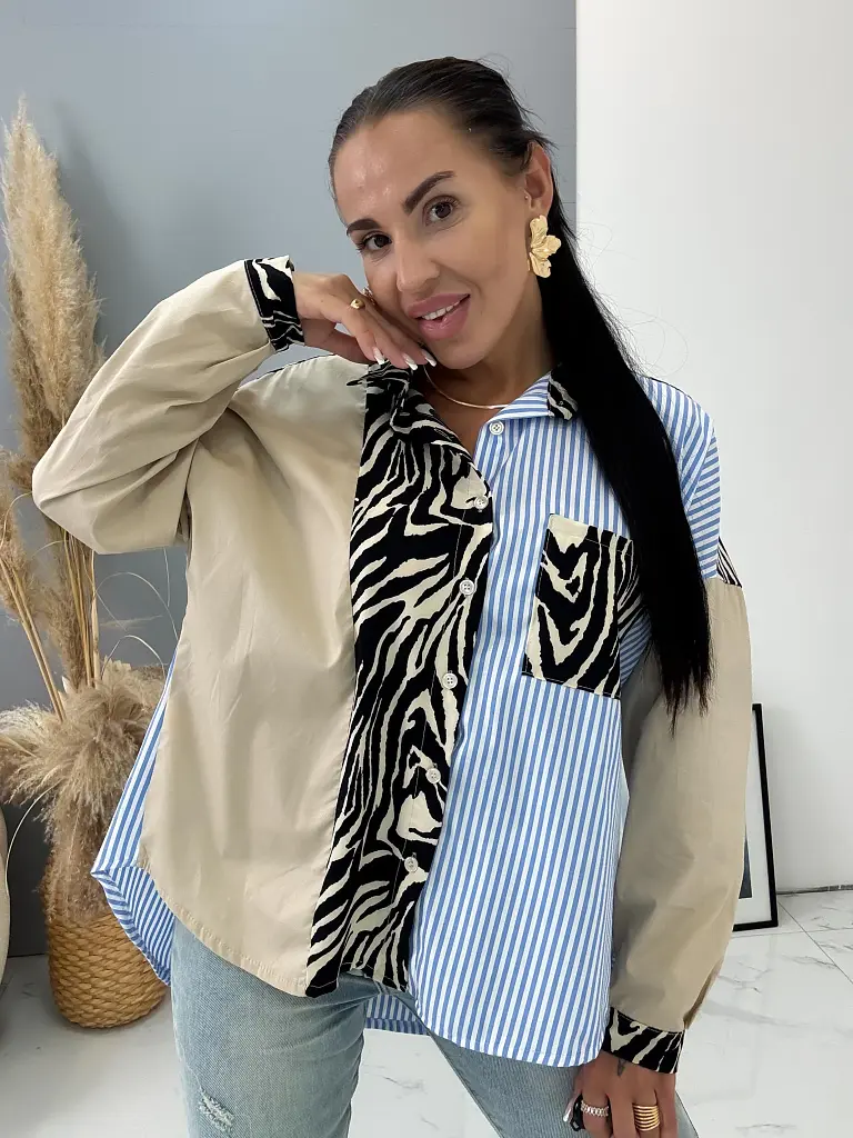 Extravagantná dámska košeľa PIAF+