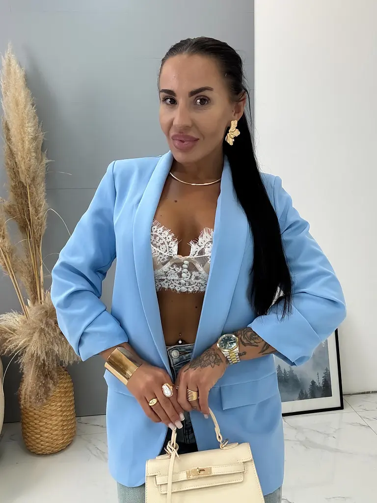 Sako s vyhrnutými rukávmi CARISSA - next