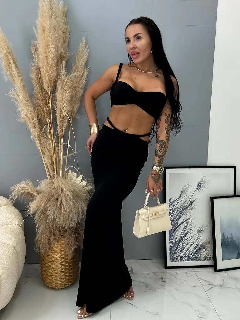 Čierny dámsky komplet GLORIA