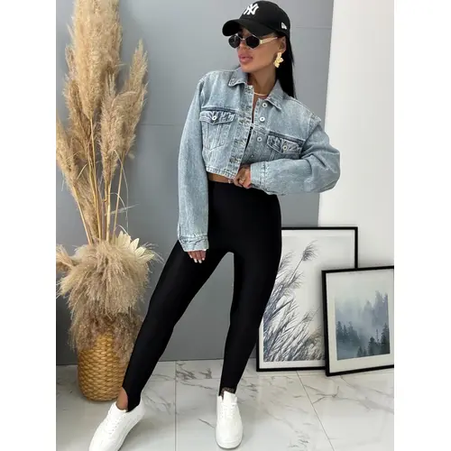 Krátky denim kabát CLOE veľkosť: XL