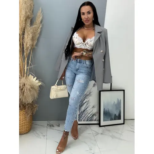 Elegantné predĺžené dámske sako ZELINDA veľkosť: one size