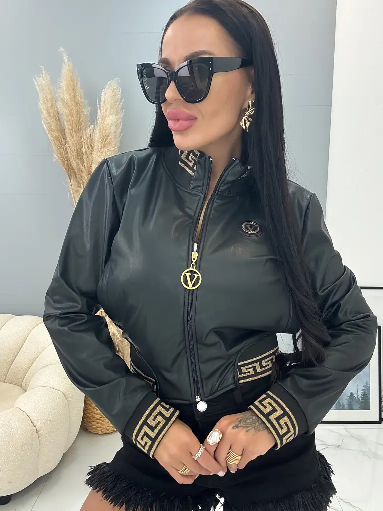 Prechodná koženková bomber bunda ARZINA+ - next