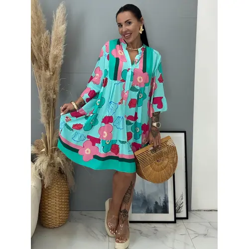 Oversized kvetované babydoll šaty BUMER veľkosť: one size