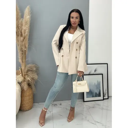 Elegantné predĺžené dámske sako ZELINDA veľkosť: one size