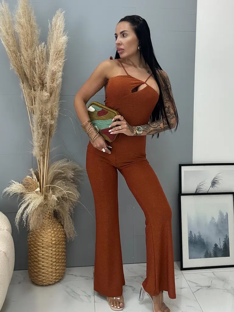 Trblietavý cut-out overal AZALEA