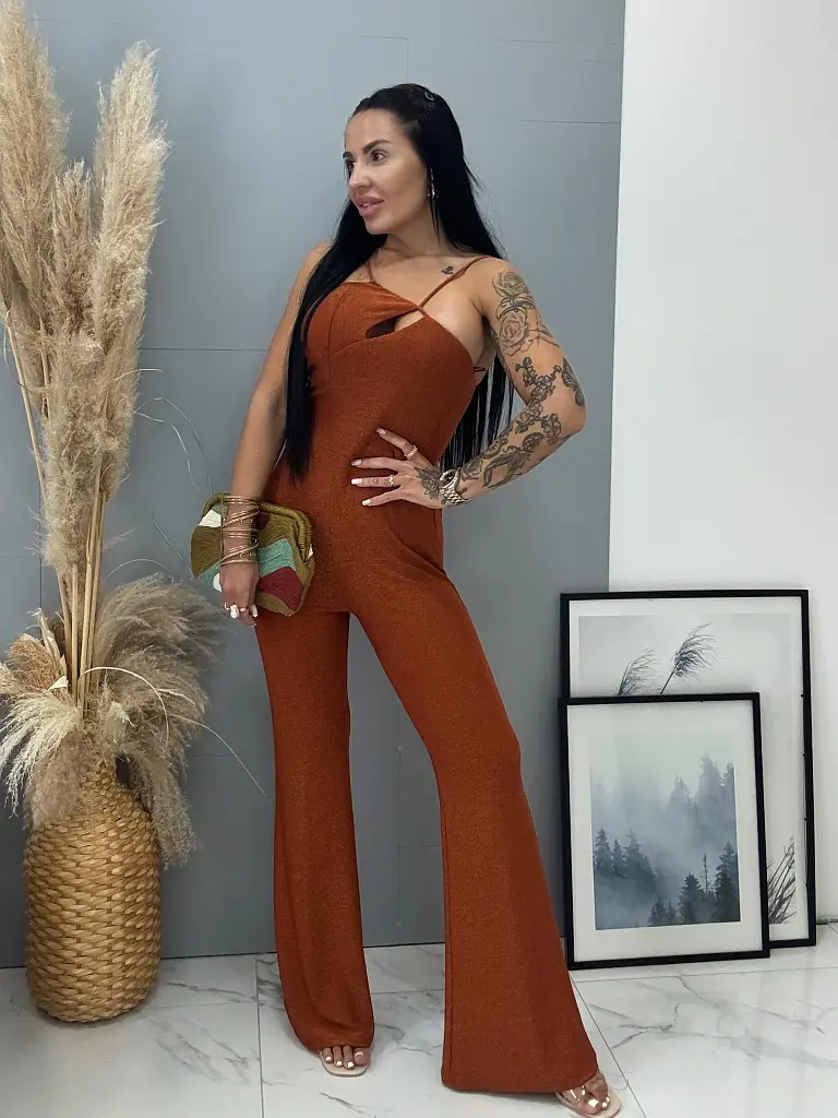 Trblietavý cut-out overal AZALEA - next