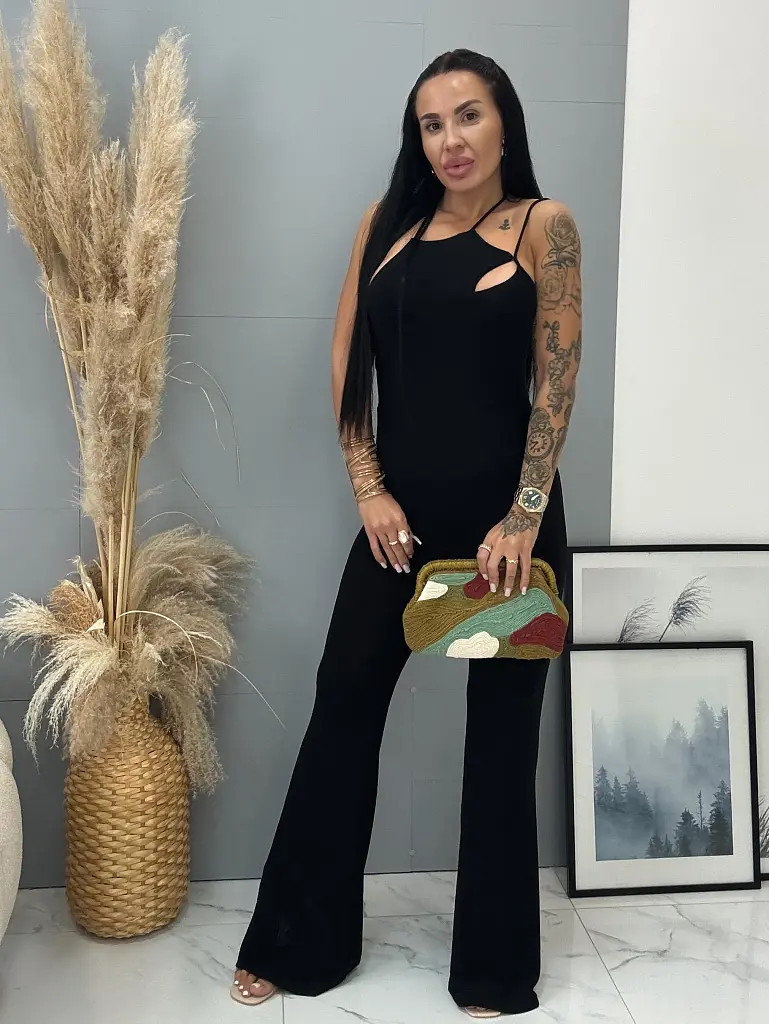 Trblietavý cut-out overal AZALEA - next