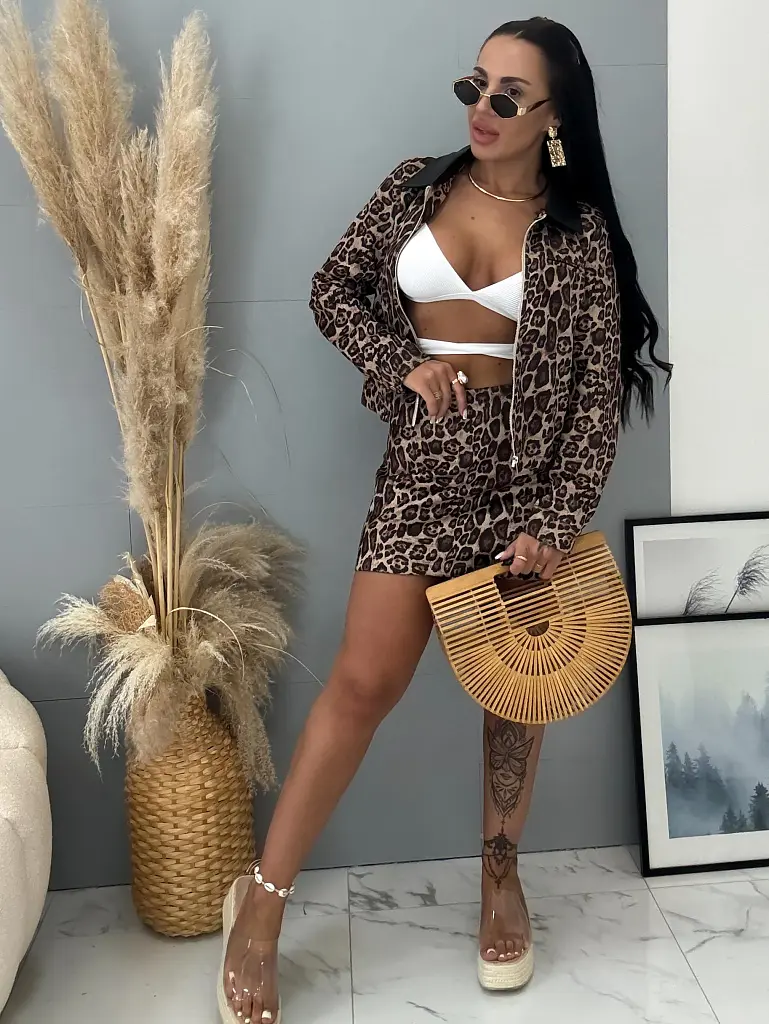 Dvojdielny leopardí komplet COOPER