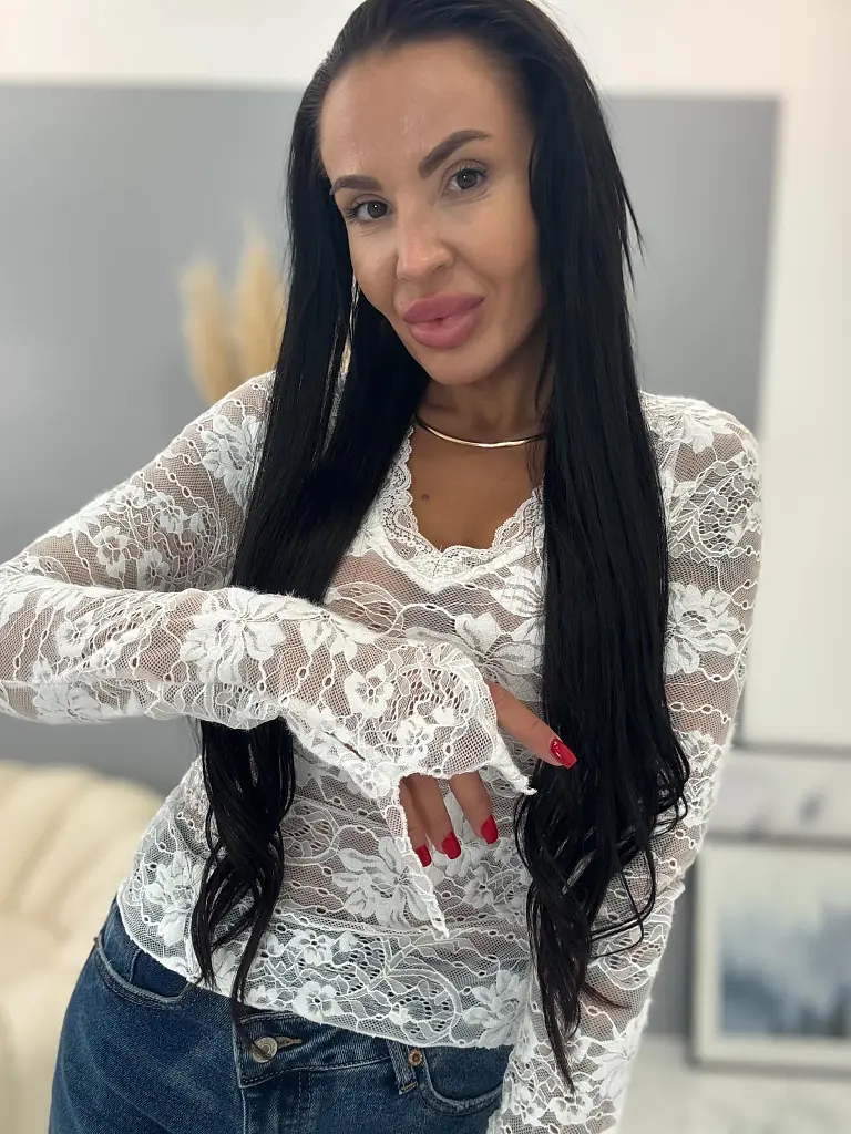 Čipkovaný top DORIANA - next