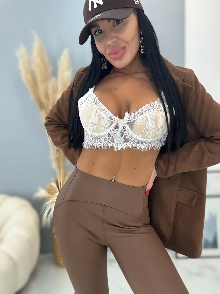 Koženkové legíny s vysokým pásom+ - next