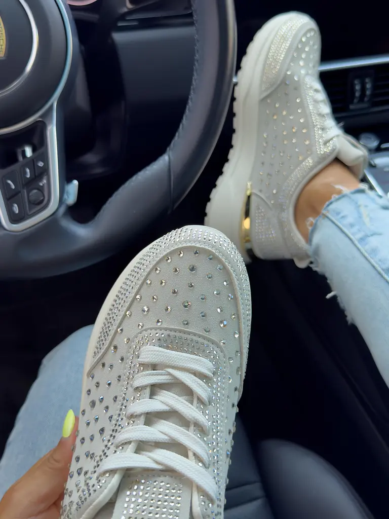 Platformové tenisky zdobené kamienkami MAISIE- - next