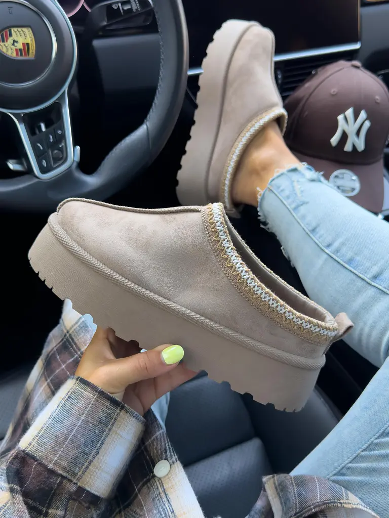 Teplé semišové topánky ZYVA- - next