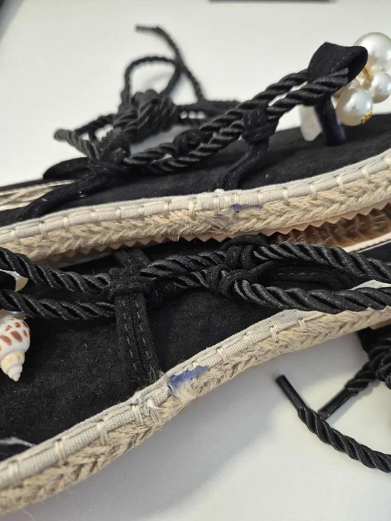 Sandále na viazanie MINDYNA - next