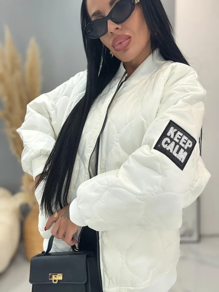 Prešívaná bomber bunda RANIA - next