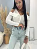 Pletený crop top JANNE