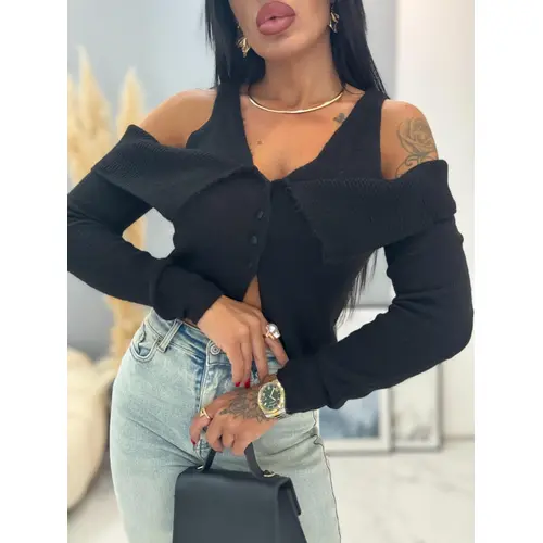 Pletený crop top JANNE veľkosť: one size