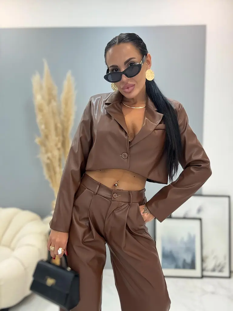 Dvojdielny koženkový komplet MANON