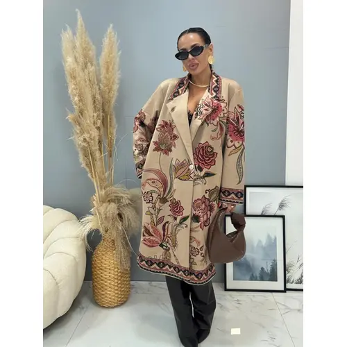 Štrukturovaný oversized kabát MARION veľkosť: one size