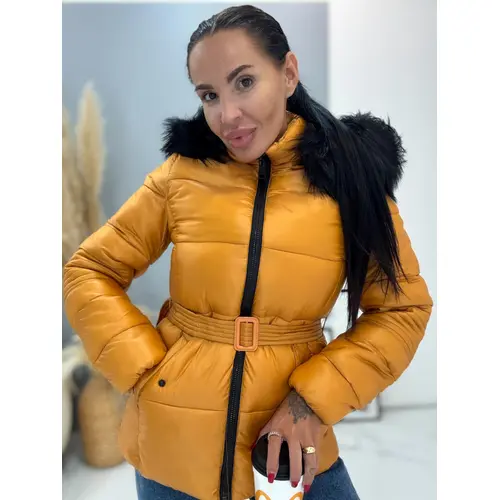 Štepovaná prechodná bunda s opaskom SARAH+ veľkosť: L