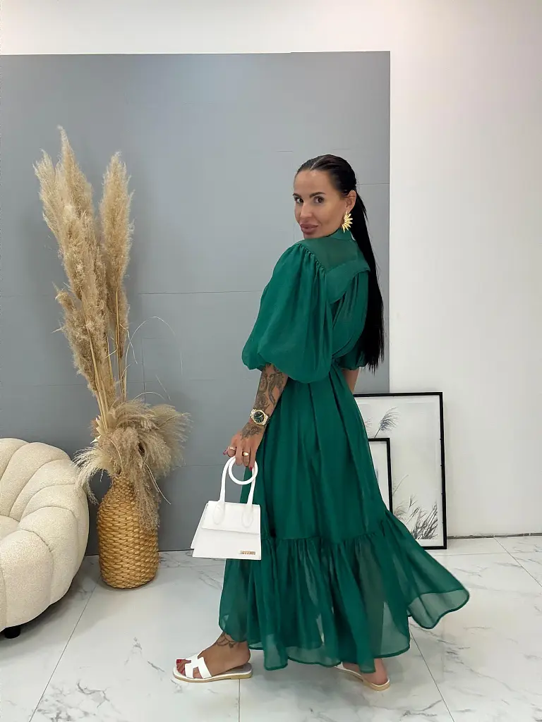 Lyocellové šaty s opaskom BERENICE - next