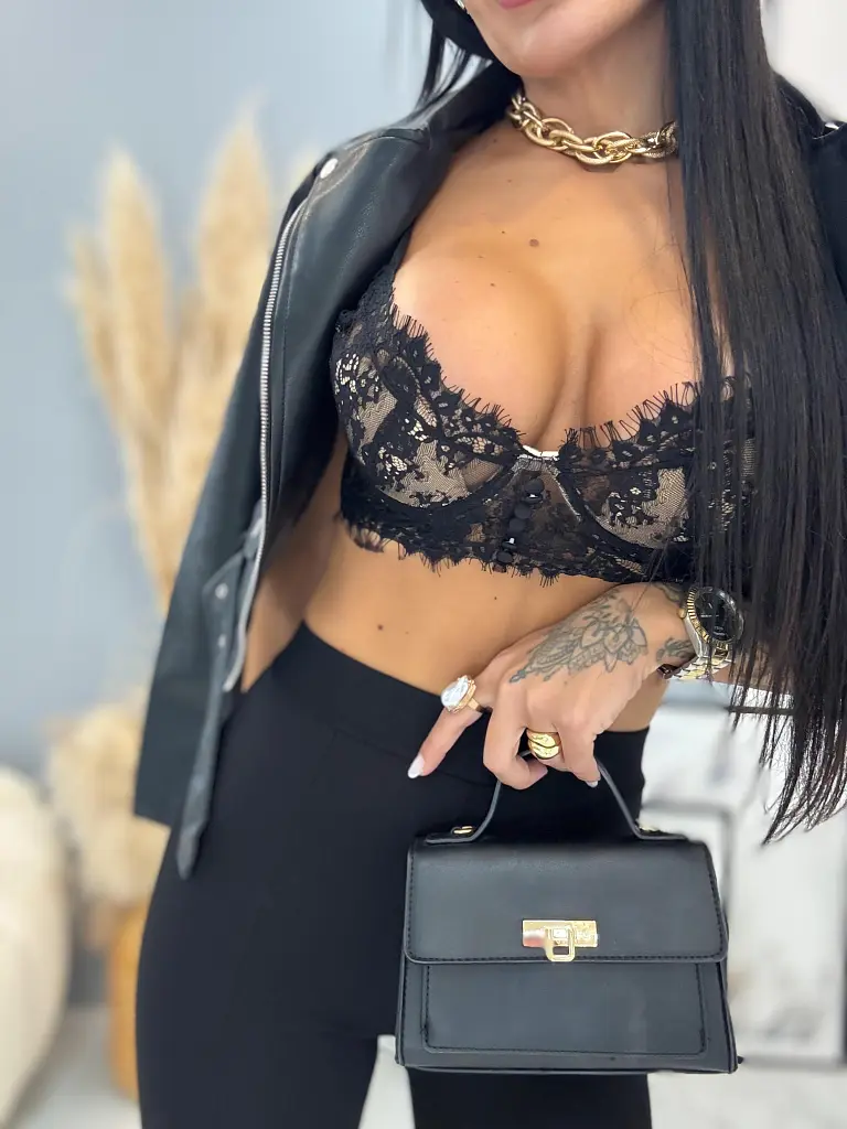 Čipkovaný top PAMELA